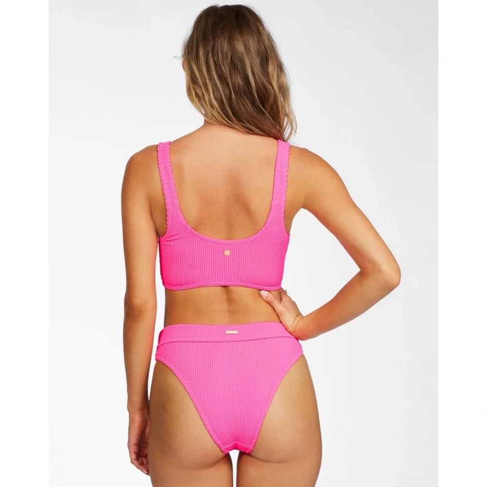 Billabong PINK ECO-CONSCIOUS Stretch Bikini 👙 PIP - Picture 9 of 11